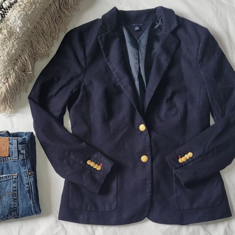 Tommy Hilfiger | Cashmere & Wool Navy Women's Blazer